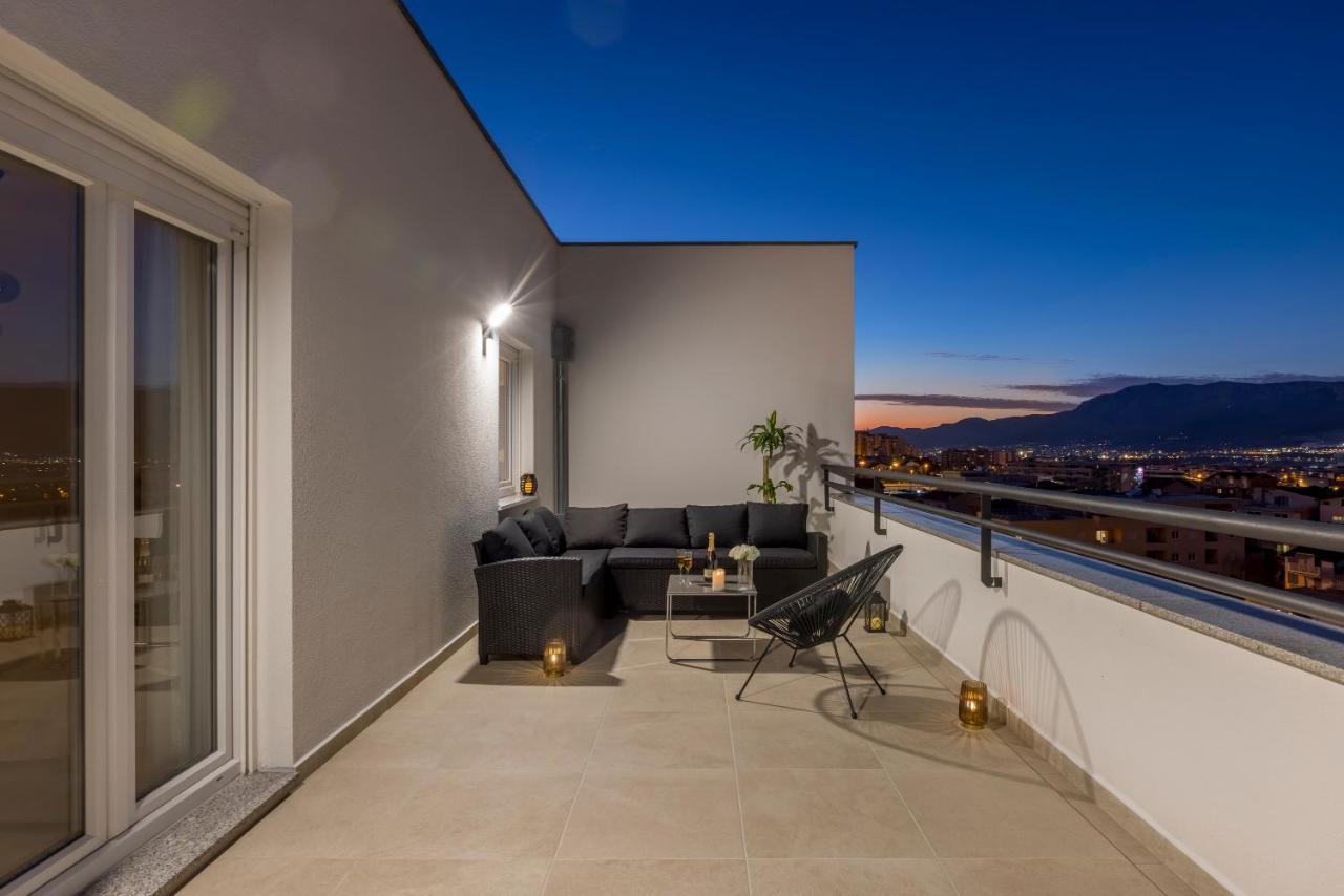 Luxury Rooftop Apartment Zalato Split Extérieur photo